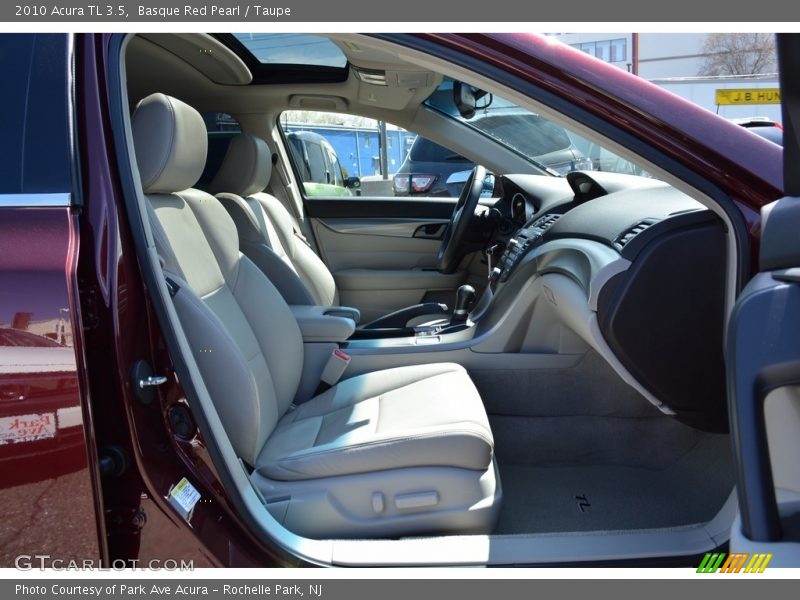 Basque Red Pearl / Taupe 2010 Acura TL 3.5