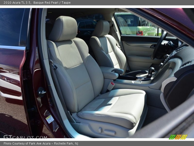 Basque Red Pearl / Taupe 2010 Acura TL 3.5