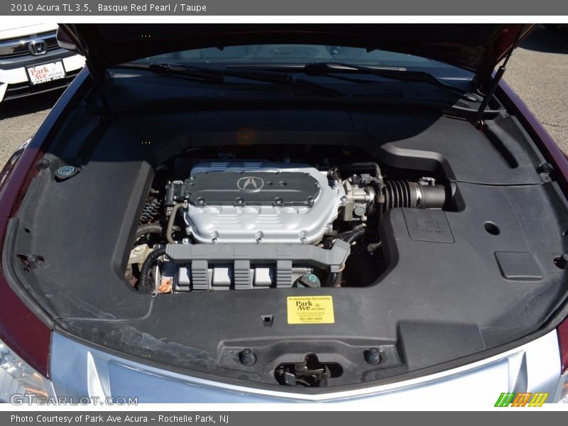 Basque Red Pearl / Taupe 2010 Acura TL 3.5