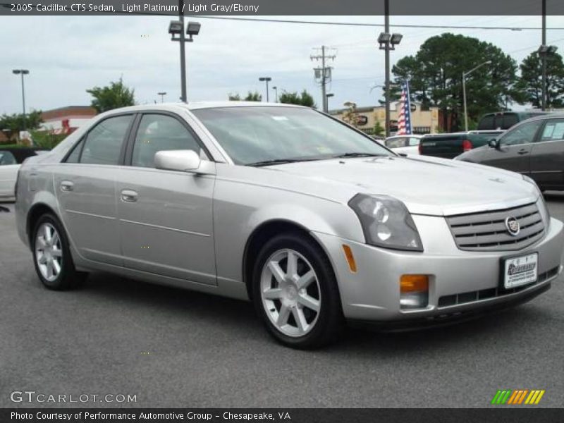 Light Platinum / Light Gray/Ebony 2005 Cadillac CTS Sedan