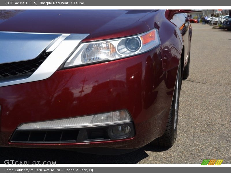 Basque Red Pearl / Taupe 2010 Acura TL 3.5