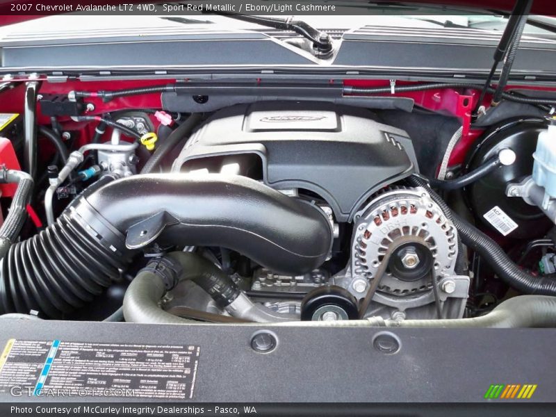 Sport Red Metallic / Ebony/Light Cashmere 2007 Chevrolet Avalanche LTZ 4WD