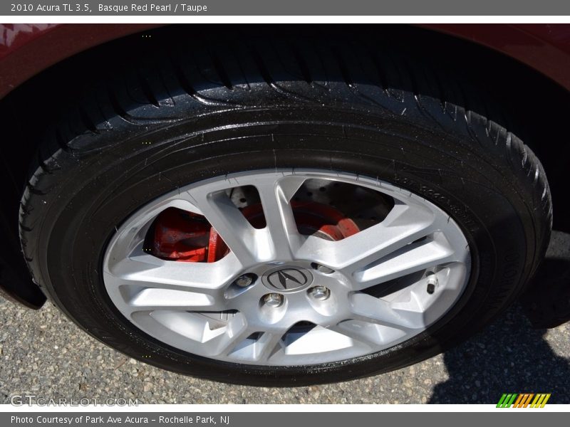 Basque Red Pearl / Taupe 2010 Acura TL 3.5