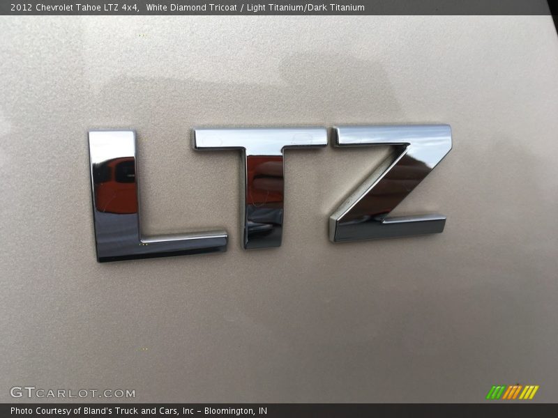 White Diamond Tricoat / Light Titanium/Dark Titanium 2012 Chevrolet Tahoe LTZ 4x4