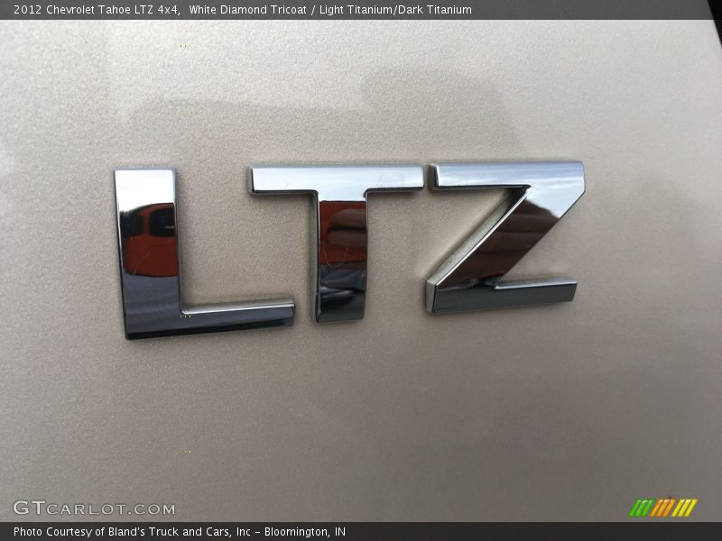 White Diamond Tricoat / Light Titanium/Dark Titanium 2012 Chevrolet Tahoe LTZ 4x4