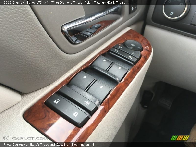 White Diamond Tricoat / Light Titanium/Dark Titanium 2012 Chevrolet Tahoe LTZ 4x4