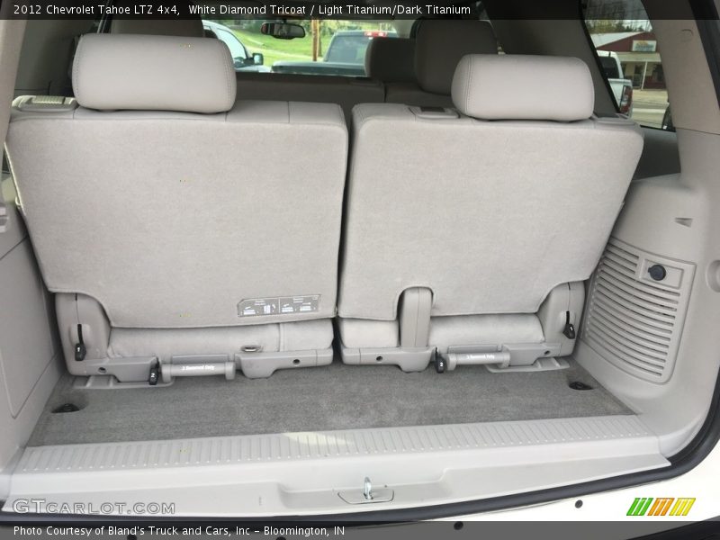 White Diamond Tricoat / Light Titanium/Dark Titanium 2012 Chevrolet Tahoe LTZ 4x4