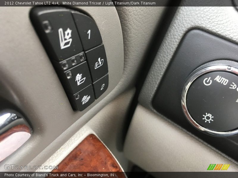 White Diamond Tricoat / Light Titanium/Dark Titanium 2012 Chevrolet Tahoe LTZ 4x4