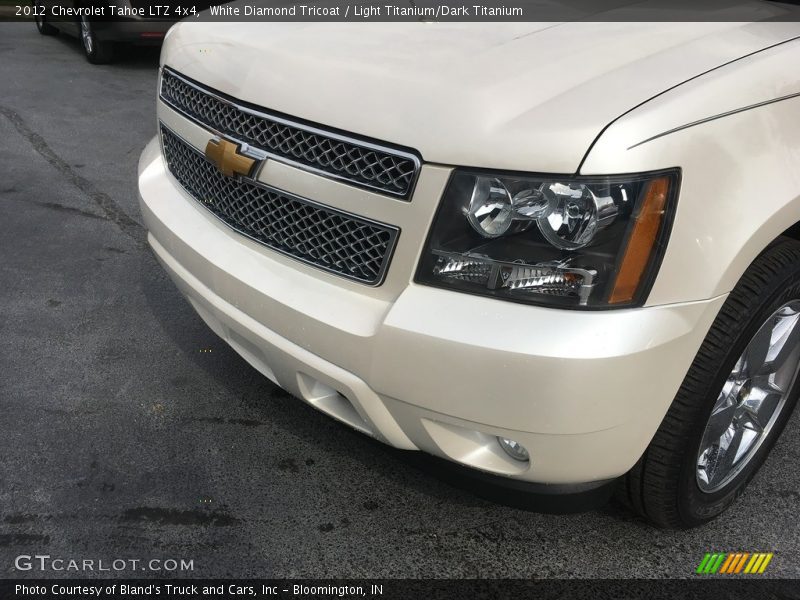 White Diamond Tricoat / Light Titanium/Dark Titanium 2012 Chevrolet Tahoe LTZ 4x4