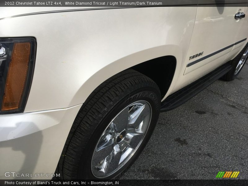 White Diamond Tricoat / Light Titanium/Dark Titanium 2012 Chevrolet Tahoe LTZ 4x4