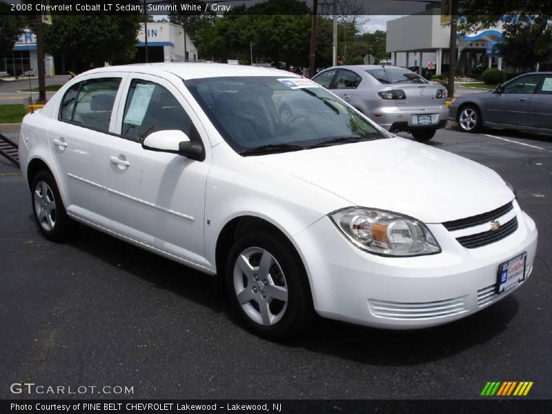 Summit White / Gray 2008 Chevrolet Cobalt LT Sedan
