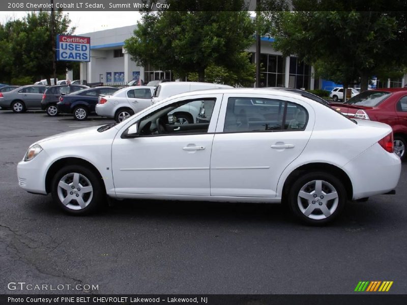 Summit White / Gray 2008 Chevrolet Cobalt LT Sedan