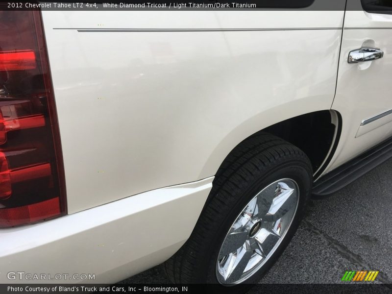 White Diamond Tricoat / Light Titanium/Dark Titanium 2012 Chevrolet Tahoe LTZ 4x4