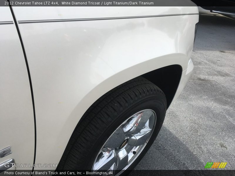 White Diamond Tricoat / Light Titanium/Dark Titanium 2012 Chevrolet Tahoe LTZ 4x4
