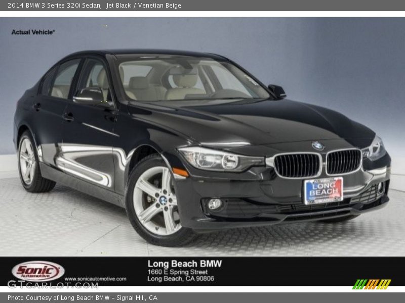 Jet Black / Venetian Beige 2014 BMW 3 Series 320i Sedan
