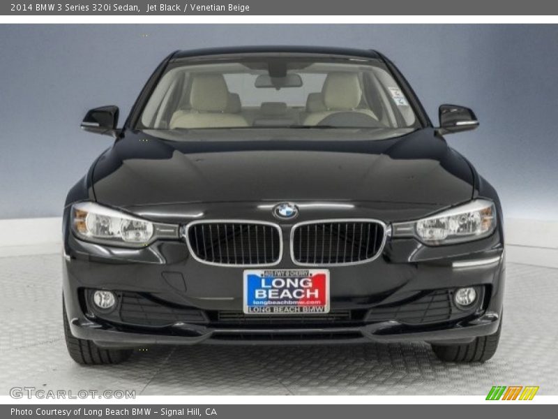 Jet Black / Venetian Beige 2014 BMW 3 Series 320i Sedan