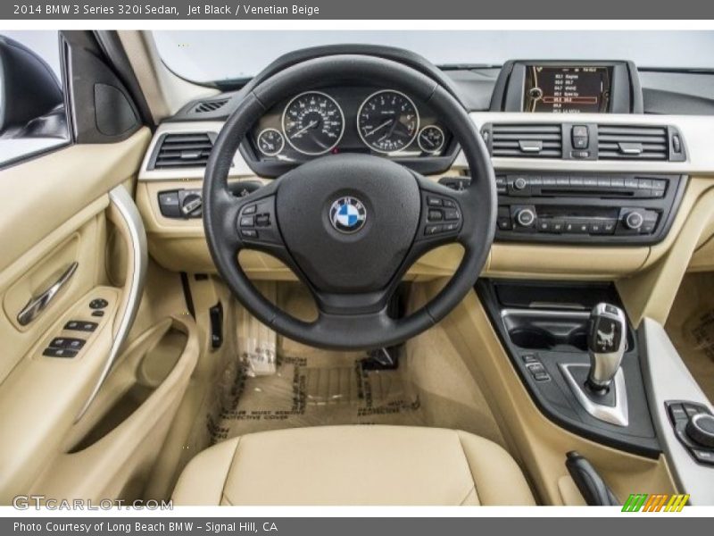 Jet Black / Venetian Beige 2014 BMW 3 Series 320i Sedan