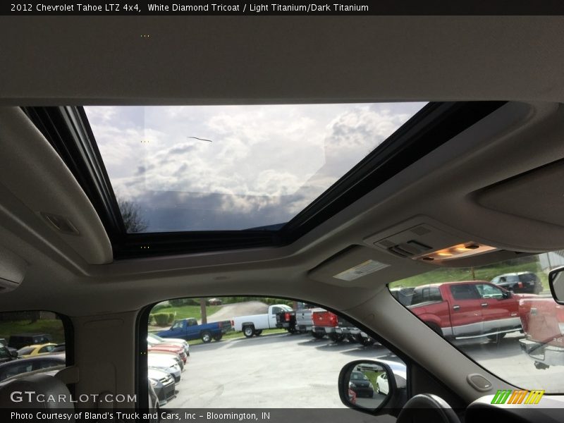 White Diamond Tricoat / Light Titanium/Dark Titanium 2012 Chevrolet Tahoe LTZ 4x4