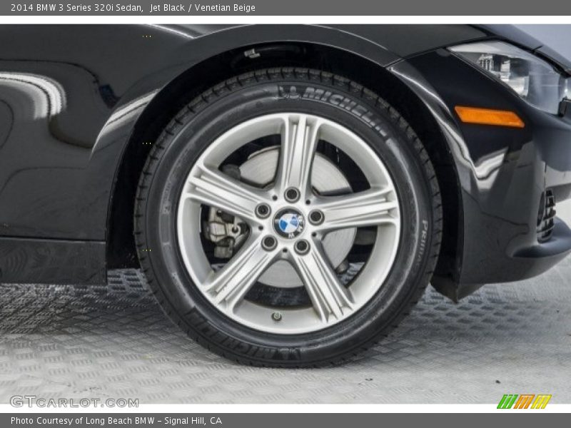 Jet Black / Venetian Beige 2014 BMW 3 Series 320i Sedan