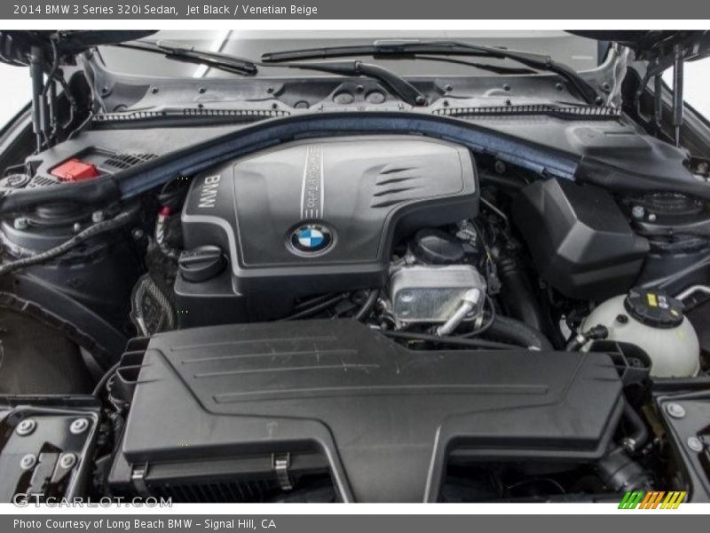 Jet Black / Venetian Beige 2014 BMW 3 Series 320i Sedan
