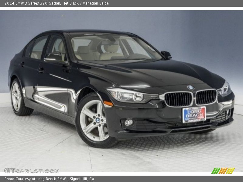 Jet Black / Venetian Beige 2014 BMW 3 Series 320i Sedan
