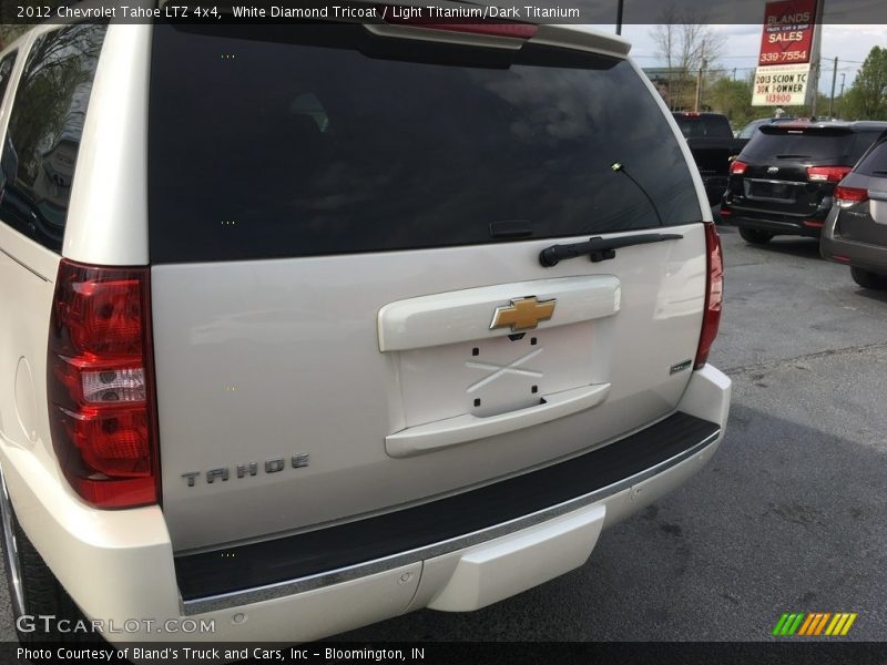 White Diamond Tricoat / Light Titanium/Dark Titanium 2012 Chevrolet Tahoe LTZ 4x4