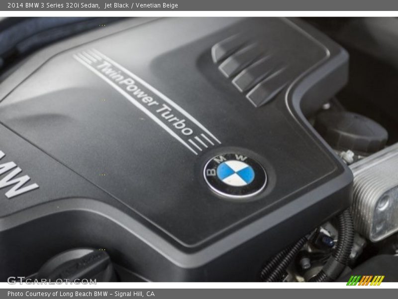 Jet Black / Venetian Beige 2014 BMW 3 Series 320i Sedan