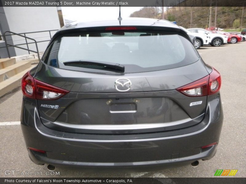 Machine Gray Metallic / Black 2017 Mazda MAZDA3 Touring 5 Door