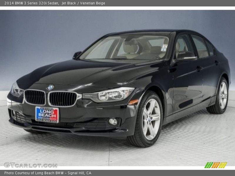 Jet Black / Venetian Beige 2014 BMW 3 Series 320i Sedan