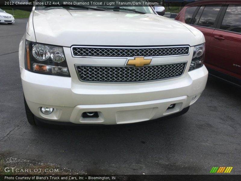 White Diamond Tricoat / Light Titanium/Dark Titanium 2012 Chevrolet Tahoe LTZ 4x4