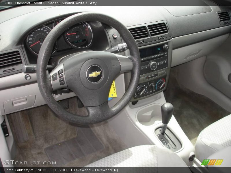 Summit White / Gray 2008 Chevrolet Cobalt LT Sedan