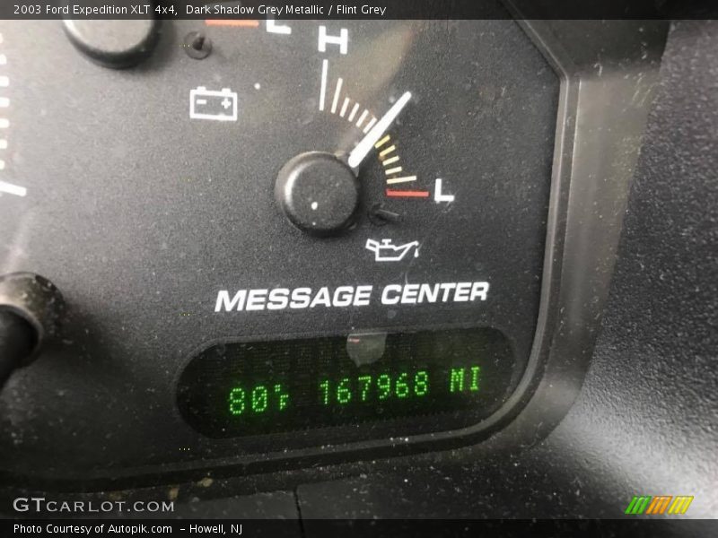 Dark Shadow Grey Metallic / Flint Grey 2003 Ford Expedition XLT 4x4