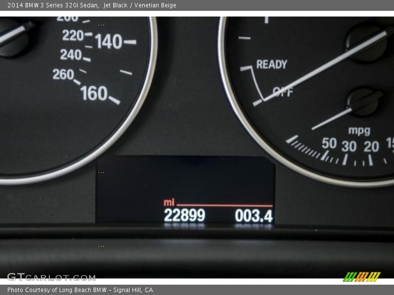 Jet Black / Venetian Beige 2014 BMW 3 Series 320i Sedan