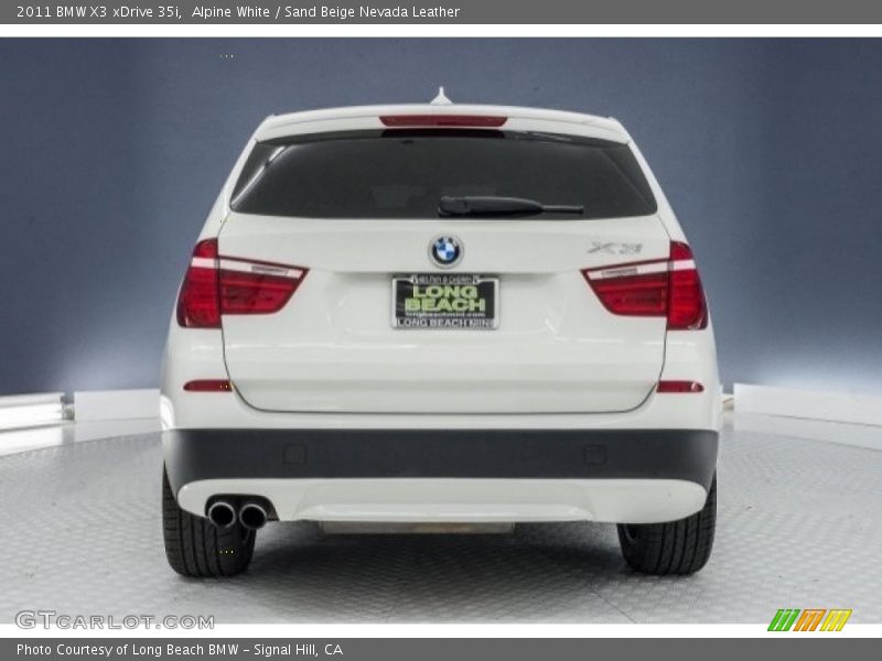 Alpine White / Sand Beige Nevada Leather 2011 BMW X3 xDrive 35i