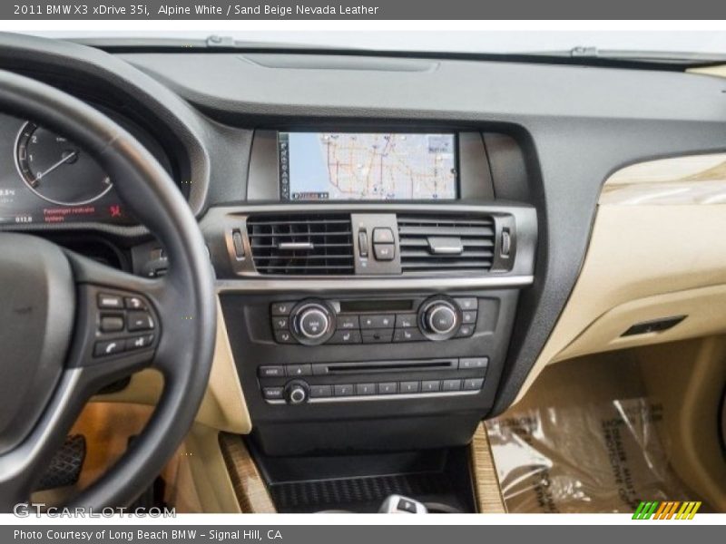 Alpine White / Sand Beige Nevada Leather 2011 BMW X3 xDrive 35i