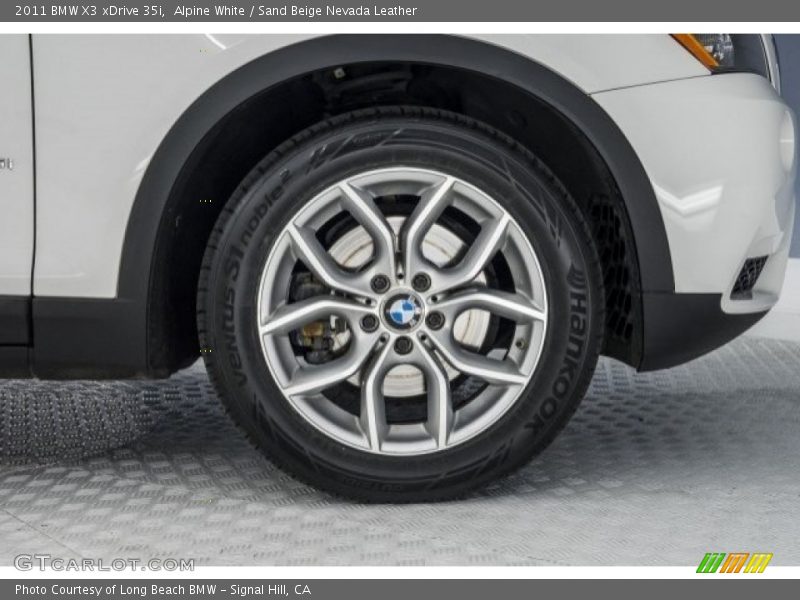 Alpine White / Sand Beige Nevada Leather 2011 BMW X3 xDrive 35i
