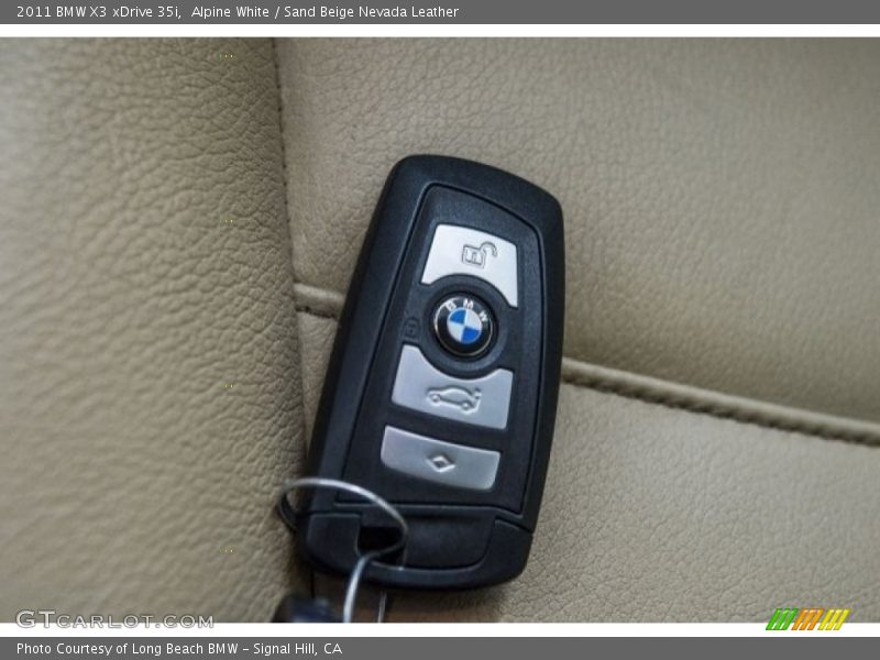 Alpine White / Sand Beige Nevada Leather 2011 BMW X3 xDrive 35i