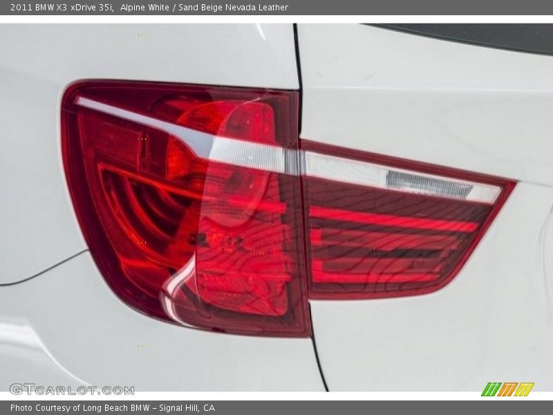 Alpine White / Sand Beige Nevada Leather 2011 BMW X3 xDrive 35i