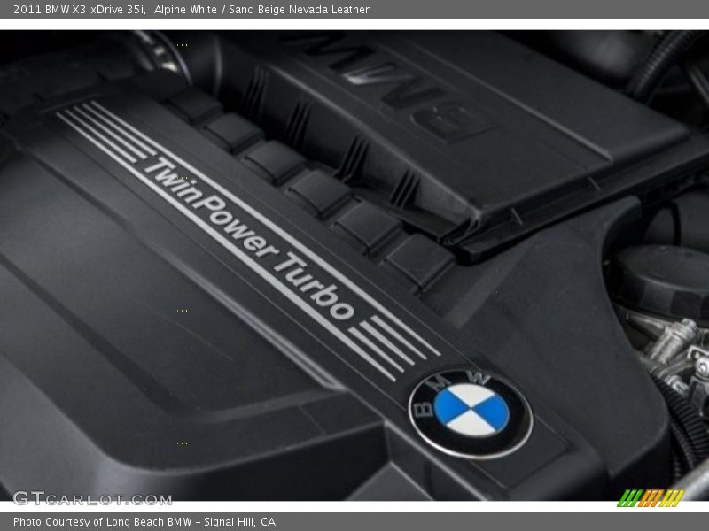 Alpine White / Sand Beige Nevada Leather 2011 BMW X3 xDrive 35i