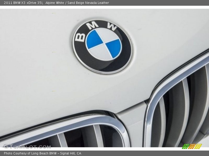 Alpine White / Sand Beige Nevada Leather 2011 BMW X3 xDrive 35i