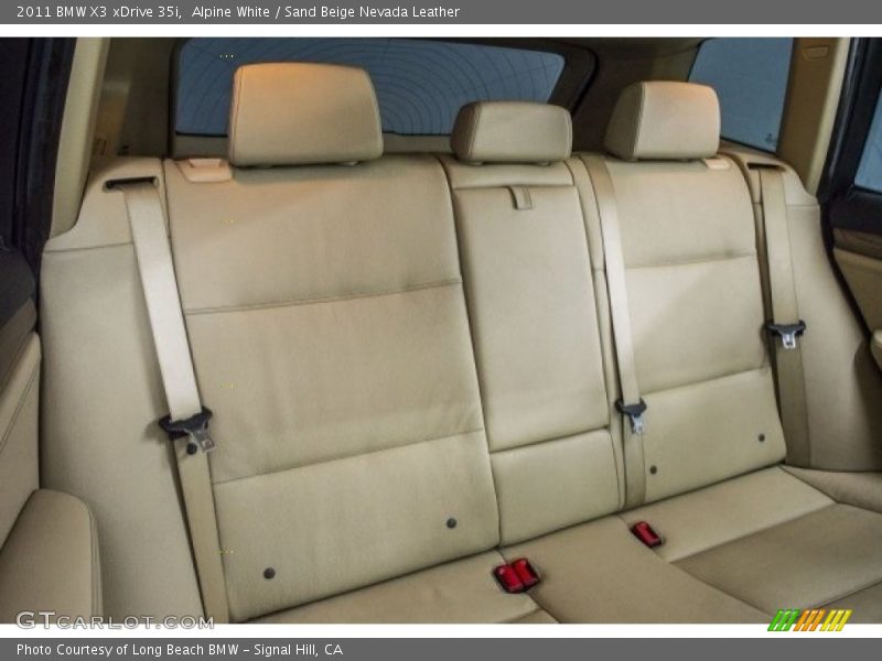 Alpine White / Sand Beige Nevada Leather 2011 BMW X3 xDrive 35i