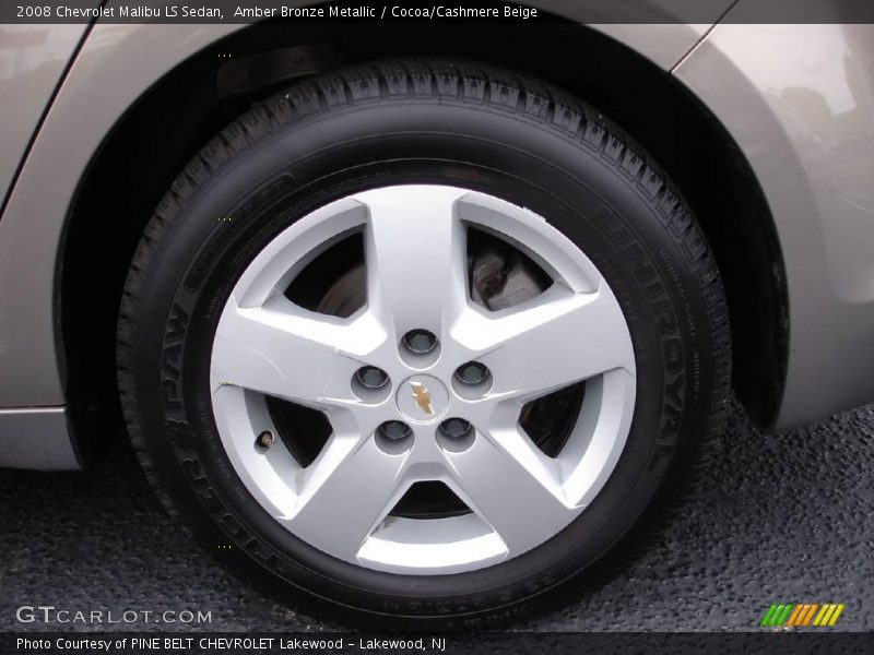 Amber Bronze Metallic / Cocoa/Cashmere Beige 2008 Chevrolet Malibu LS Sedan