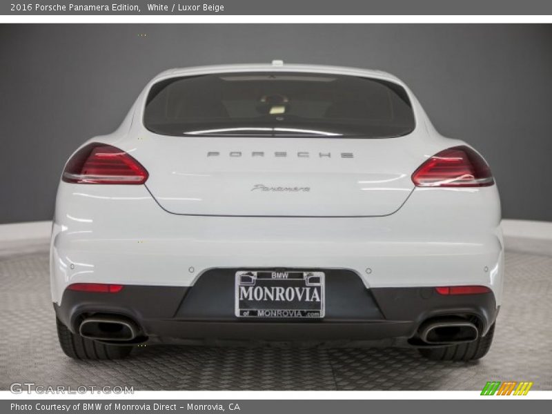 White / Luxor Beige 2016 Porsche Panamera Edition
