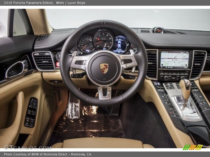 White / Luxor Beige 2016 Porsche Panamera Edition
