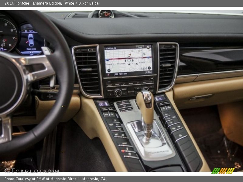 White / Luxor Beige 2016 Porsche Panamera Edition
