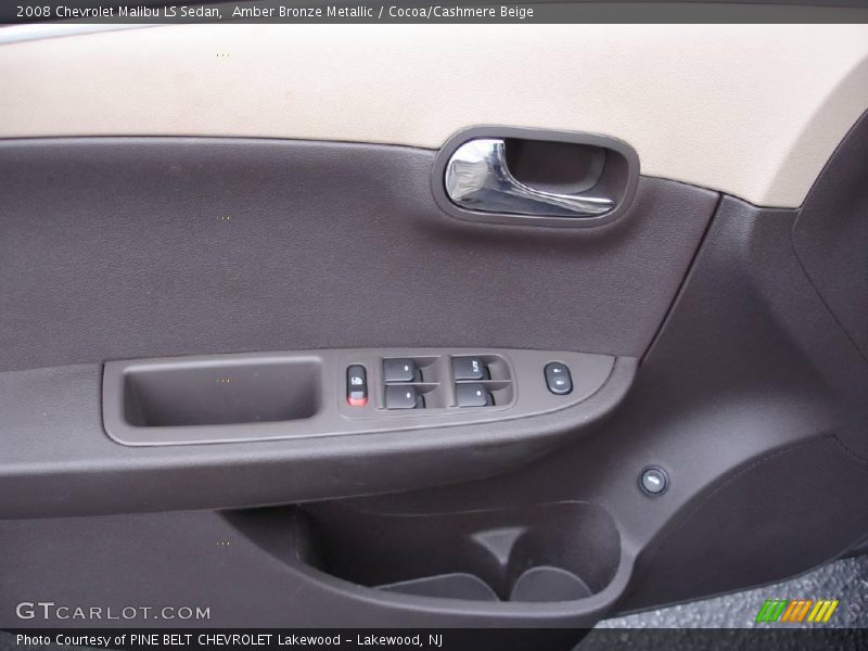 Amber Bronze Metallic / Cocoa/Cashmere Beige 2008 Chevrolet Malibu LS Sedan