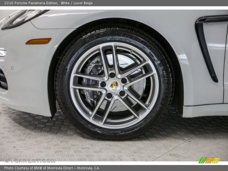 White / Luxor Beige 2016 Porsche Panamera Edition