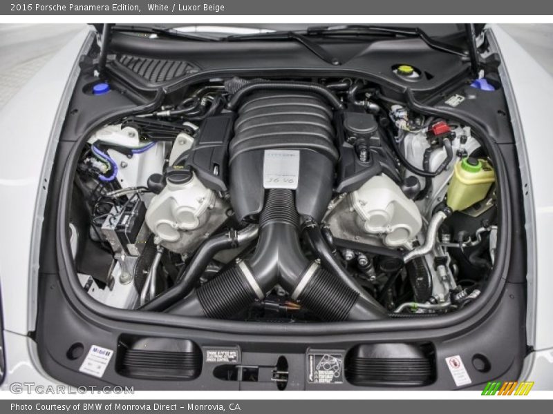 White / Luxor Beige 2016 Porsche Panamera Edition