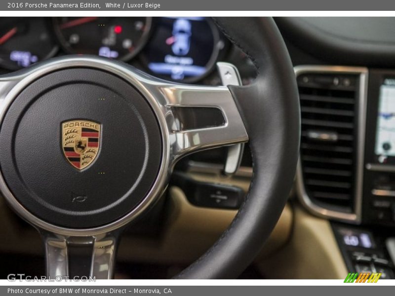 White / Luxor Beige 2016 Porsche Panamera Edition