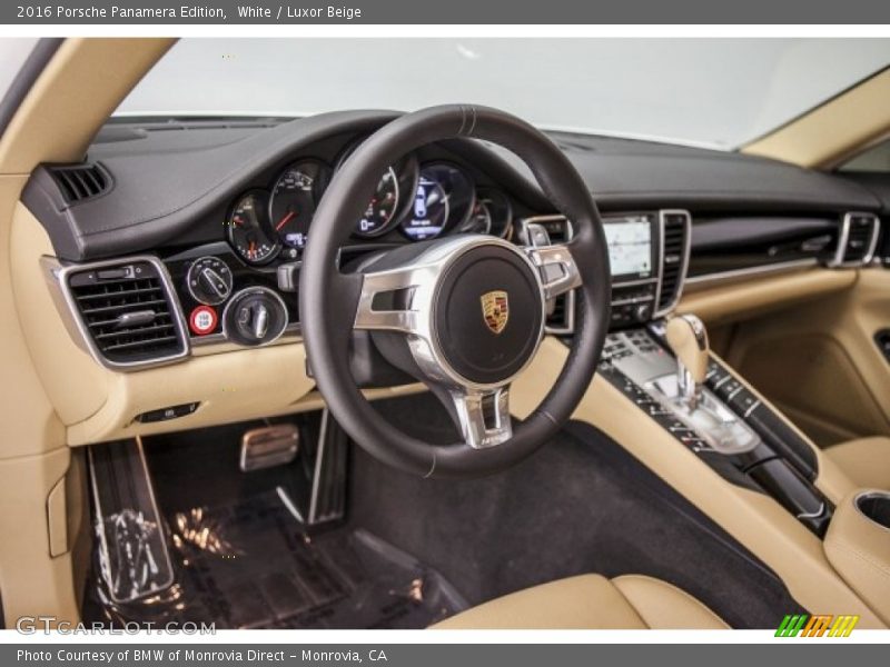 White / Luxor Beige 2016 Porsche Panamera Edition